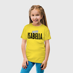 Футболка хлопковая детская Unreal Изабелла, цвет: желтый — фото 2
