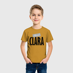 Футболка хлопковая детская Unreal Clara, цвет: горчичный — фото 2