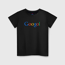 Футболка хлопковая детская Гоголь Googol, цвет: черный