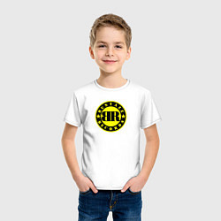 Футболка хлопковая детская 9 грамм: Logo Bustazz Records, цвет: белый — фото 2
