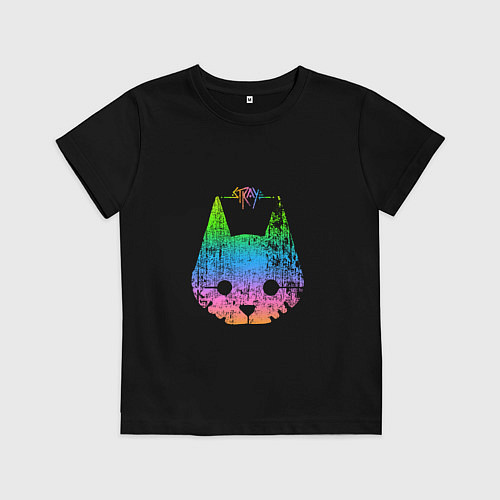 Детская футболка Stray: Gradient / Черный – фото 1