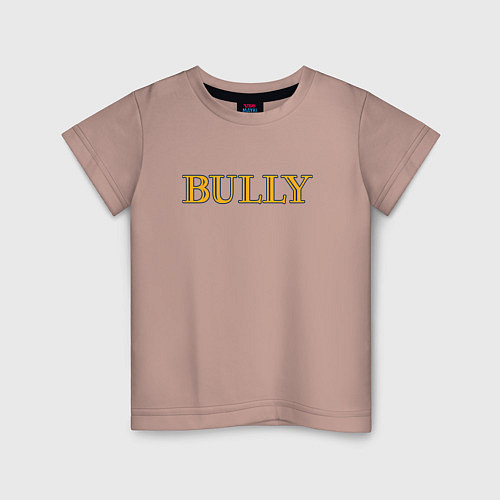 Детская футболка Bully Big Logo / Пыльно-розовый – фото 1