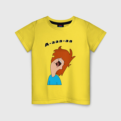Детская футболка Дунканвилль Нервный Дункан / Желтый – фото 1