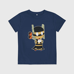 Футболка хлопковая детская Shadow Shaman Chibi, цвет: тёмно-синий