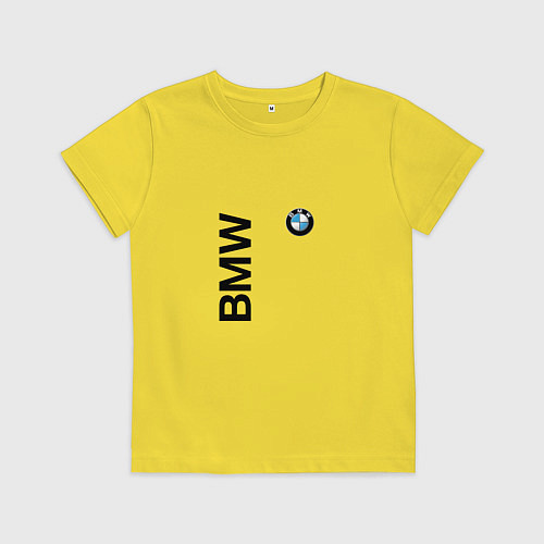 Детская футболка BMW ато супер / Желтый – фото 1