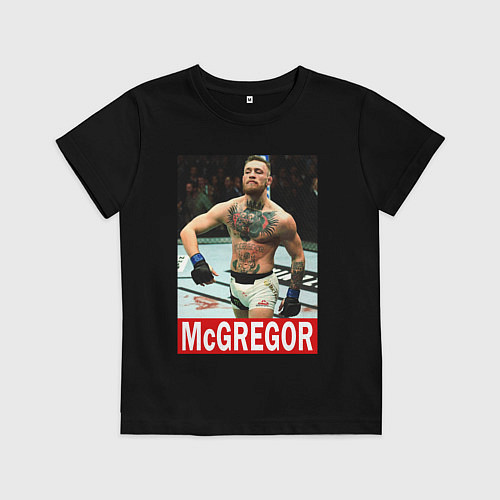Детская футболка Конор МакГрегор McGregor / Черный – фото 1