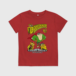 Футболка хлопковая детская Booger boy, цвет: красный