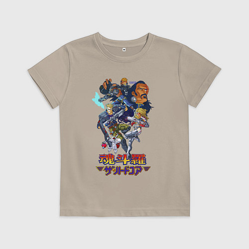 Детская футболка Hard corps / Миндальный – фото 1