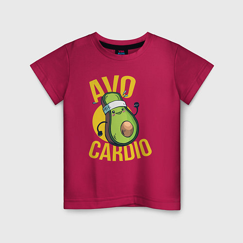 Детская футболка AVO CARDIO / Маджента – фото 1