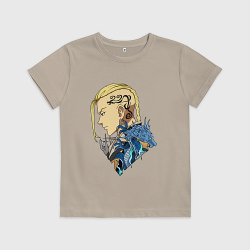 Детская футболка ДРАКЕН ТОКИЙСКИЕ МСТИТЕЛИ ТОСВА / Миндальный – фото 1