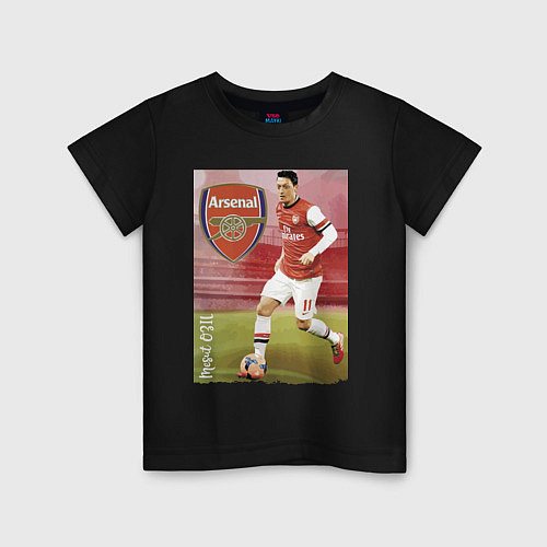 Детская футболка Arsenal, Mesut Ozil / Черный – фото 1