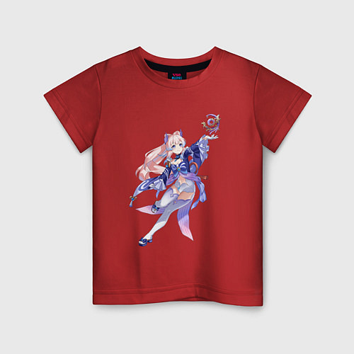 Детская футболка Кокоми готова к бою / Красный – фото 1