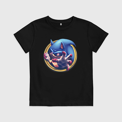 Детская футболка Sonic Exe Horror / Черный – фото 1