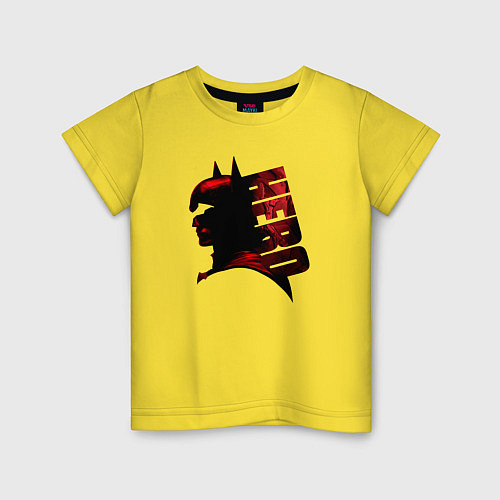 Детская футболка Batman Hero silhouette / Желтый – фото 1