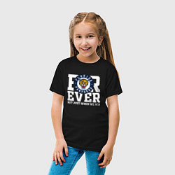 Футболка хлопковая детская Florida Panthers Флорида Пантерз FOREVER NOT JUST, цвет: черный — фото 2