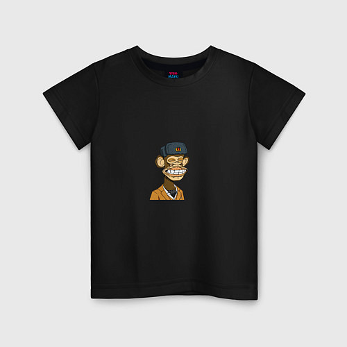 Детская футболка NFT Monkey / Черный – фото 1