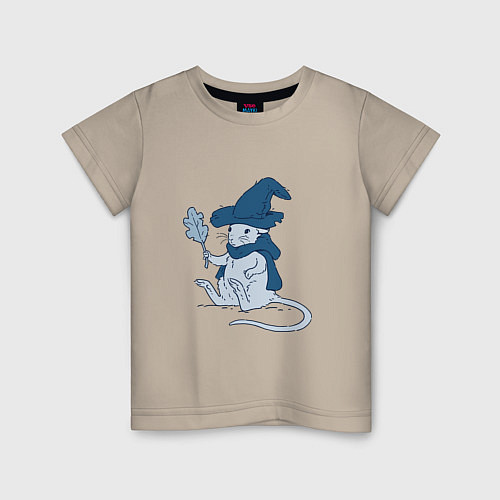 Детская футболка Маленький волшебник / Миндальный – фото 1