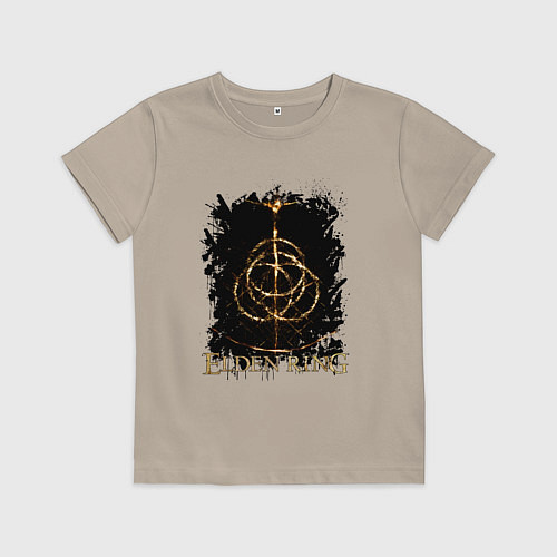 Детская футболка ELDEN RING SYMBOL LOGO / Миндальный – фото 1