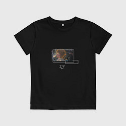 Футболка хлопковая детская Профиль Эммы, цвет: черный
