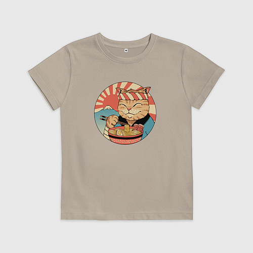 Детская футболка Catana Ramen / Миндальный – фото 1