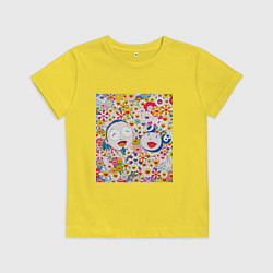 Футболка хлопковая детская Friends TM, цвет: желтый