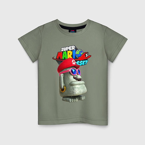 Детская футболка Super Mario Odyssey Nintendo Video game / Авокадо – фото 1