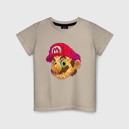 Детская футболка Super Mario Sketch Nintendo / Миндальный – фото 1