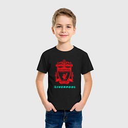 Футболка хлопковая детская LIVERPOOL Liverpool, цвет: черный — фото 2