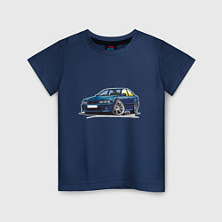 Футболка хлопковая детская BMW Blue, цвет: тёмно-синий