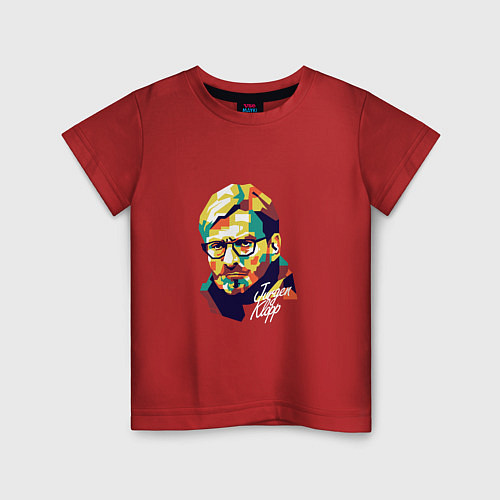 Детская футболка Coach Klopp / Красный – фото 1