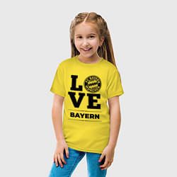 Футболка хлопковая детская Bayern Love Классика, цвет: желтый — фото 2