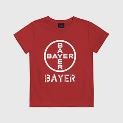 Футболка хлопковая детская BAYER Bayer, цвет: красный