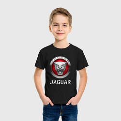 Футболка хлопковая детская JAGUAR Jaguar, цвет: черный — фото 2