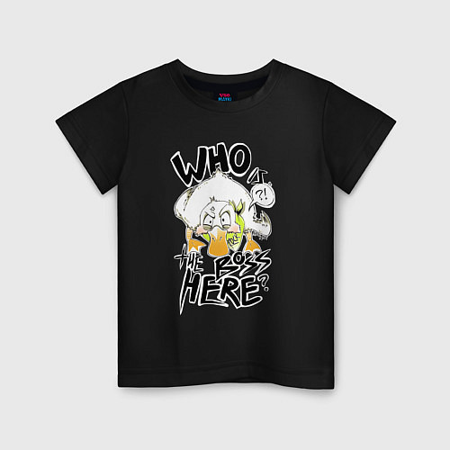 Детская футболка Утка босс / Черный – фото 1