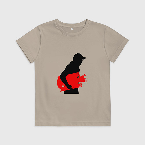 Детская футболка Klopp - Winner / Миндальный – фото 1