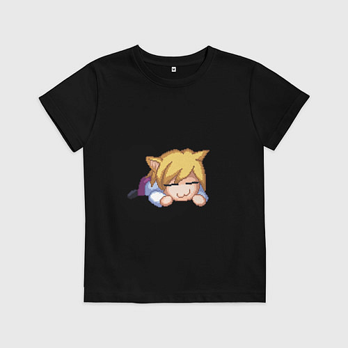 Детская футболка Неко-Арк / Черный – фото 1