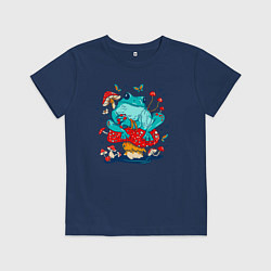 Детская футболка Лягушка в мухоморах