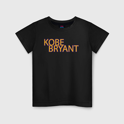 Детская футболка Коби Брайант KobeBryant / Черный – фото 1
