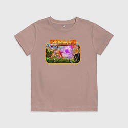 Футболка хлопковая детская Supraland cup, цвет: пыльно-розовый