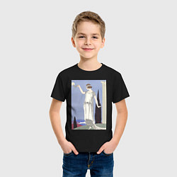 Футболка хлопковая детская Robe du Soir, de Worth Муза, цвет: черный — фото 2
