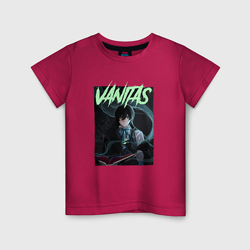 Детская футболка Vanitas арт / Маджента – фото 1