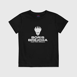 Футболка хлопковая детская Boris Brejcha High Tech Minimal, цвет: черный