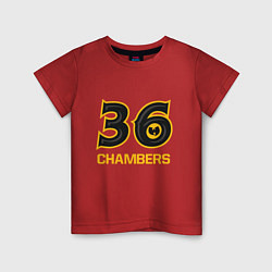 Футболка хлопковая детская WU - 36 Chambers, цвет: красный