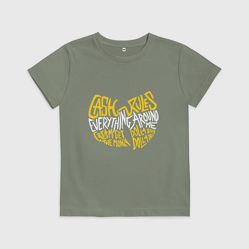 Детская футболка CREAM Wu-Tang / Авокадо – фото 1