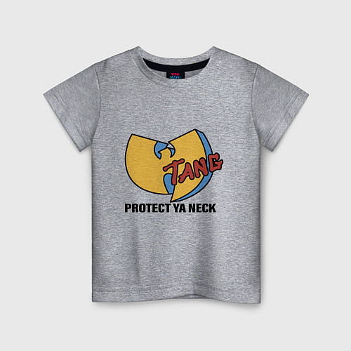 Детская футболка Wu-Tang - Protect Ya Neck / Меланж – фото 1