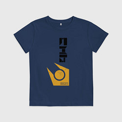 Футболка хлопковая детская Half life - city17, цвет: тёмно-синий