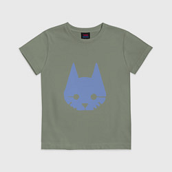 Футболка хлопковая детская Stray Blue, цвет: авокадо