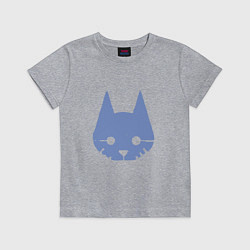 Футболка хлопковая детская Stray Blue, цвет: меланж