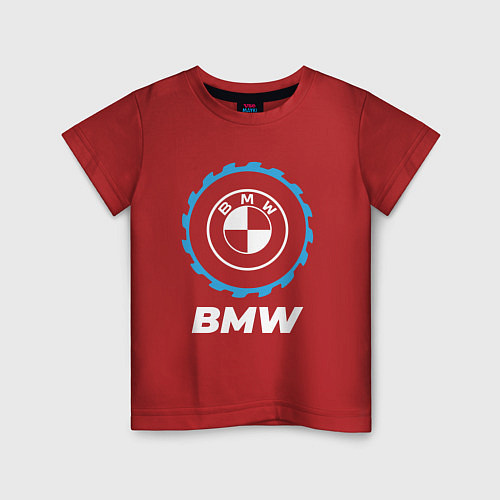 Детская футболка BMW в стиле Top Gear / Красный – фото 1