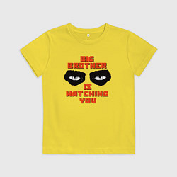 Футболка хлопковая детская TOTAL CONTROL, цвет: желтый